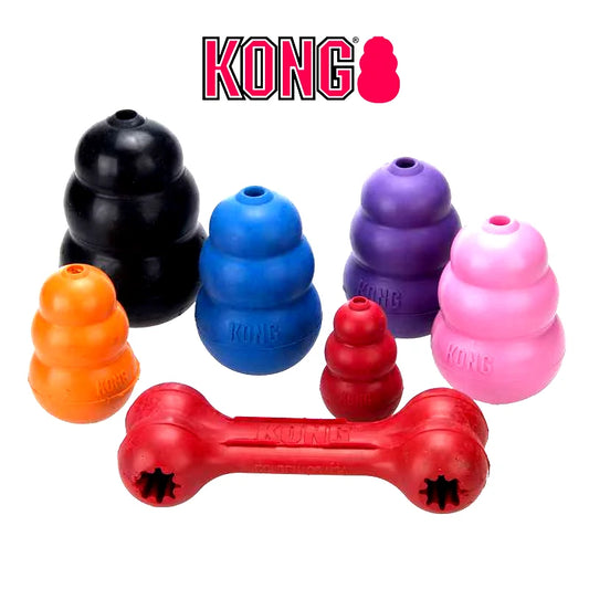 KONG All series And All Size  For Puppy Wobbler Dog Cat Toy Of Flyer Tires Durable Natural Rubber Fun to Chew Chase and Fetch