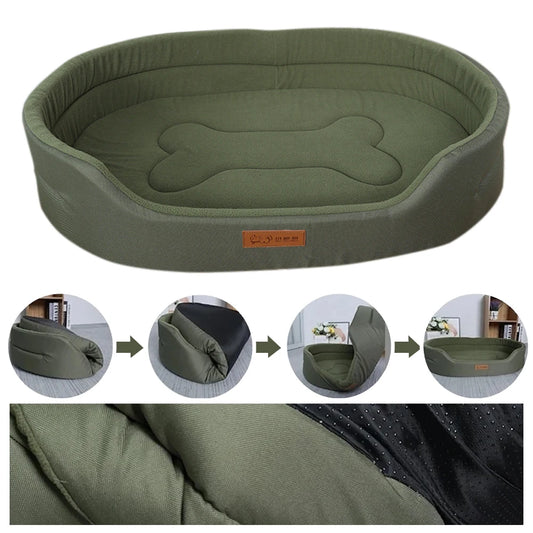 Large Dog Bed Wear-resistant Dog Padding High Resilience Waterproof and Anti-urine Dual-Purpose Washable Inner Mat Cat Accessory